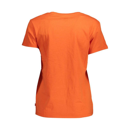 Levi's Chic Orange Logo Print Tee Levi's