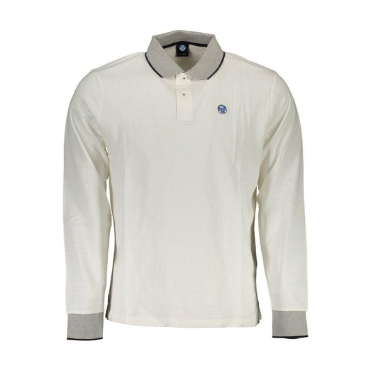 North Sails White Cotton Men Polo Shirt North Sails