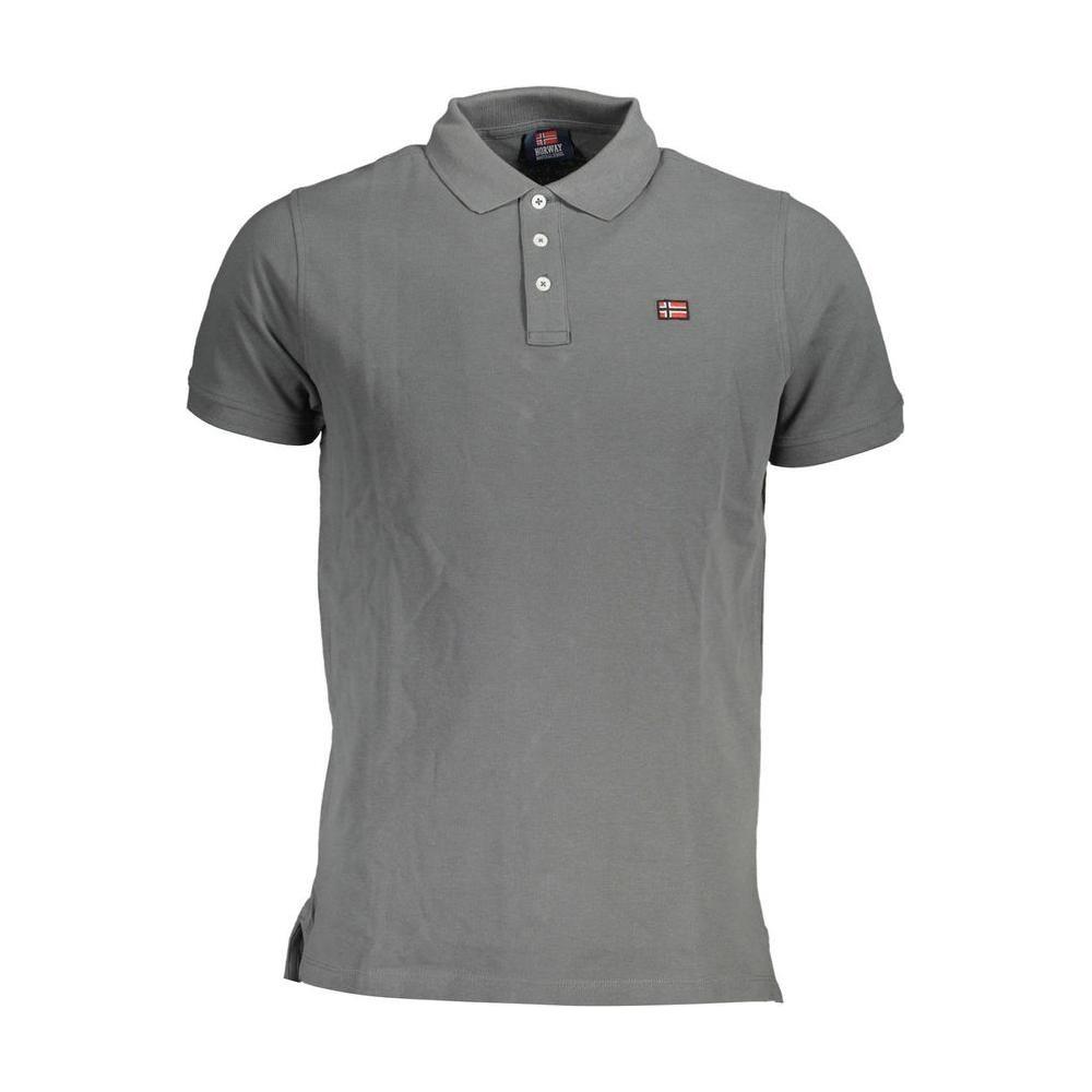 Norway 1963 Gray Cotton Polo Shirt Norway 1963