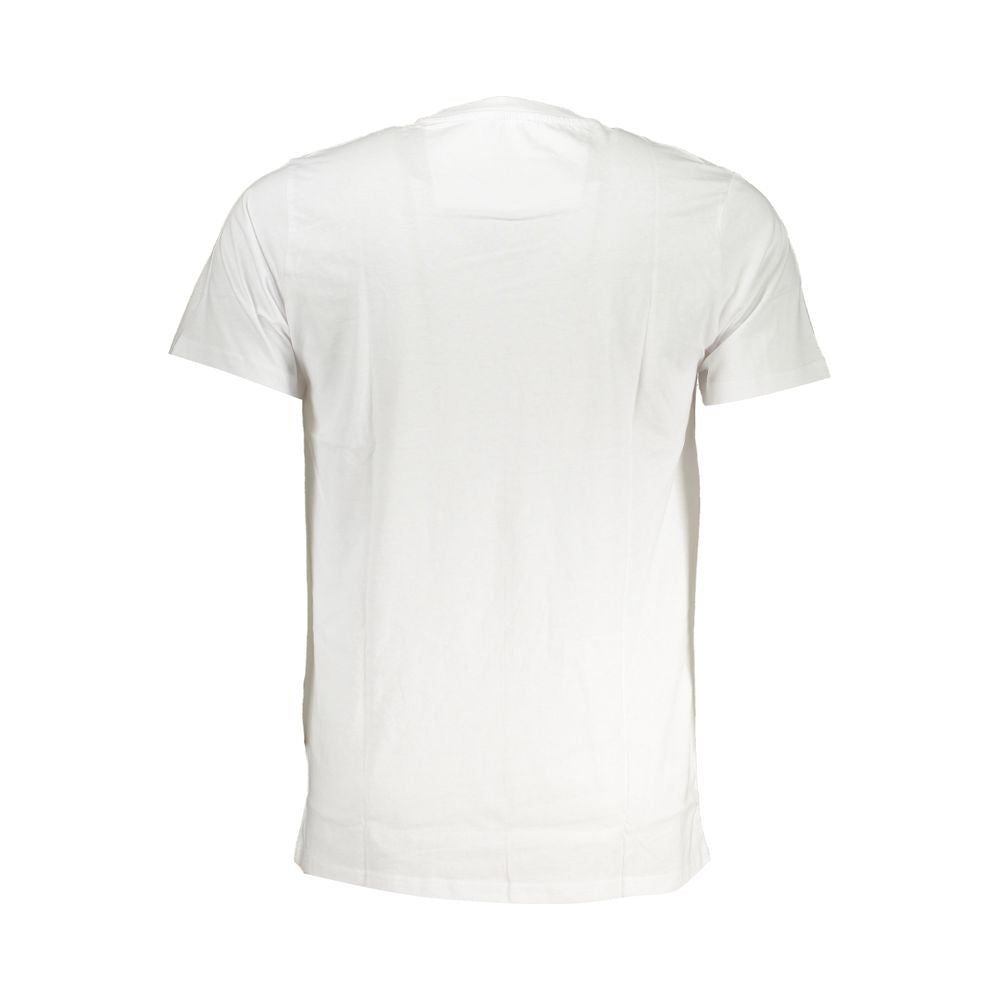 Cavalli Class White Cotton T-Shirt Cavalli Class