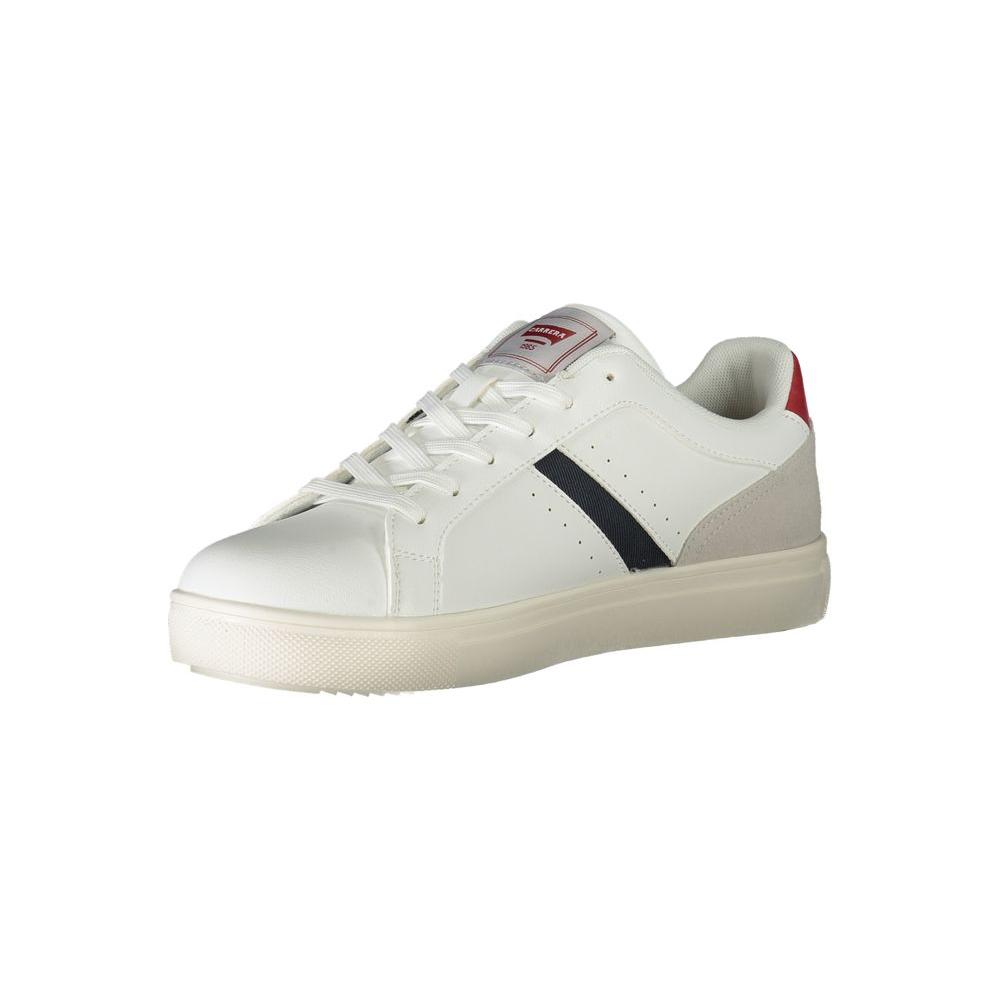 Carrera White Polyester Sneaker Carrera