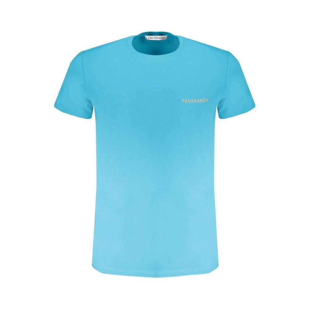 Trussardi Light Blue Cotton T-Shirt