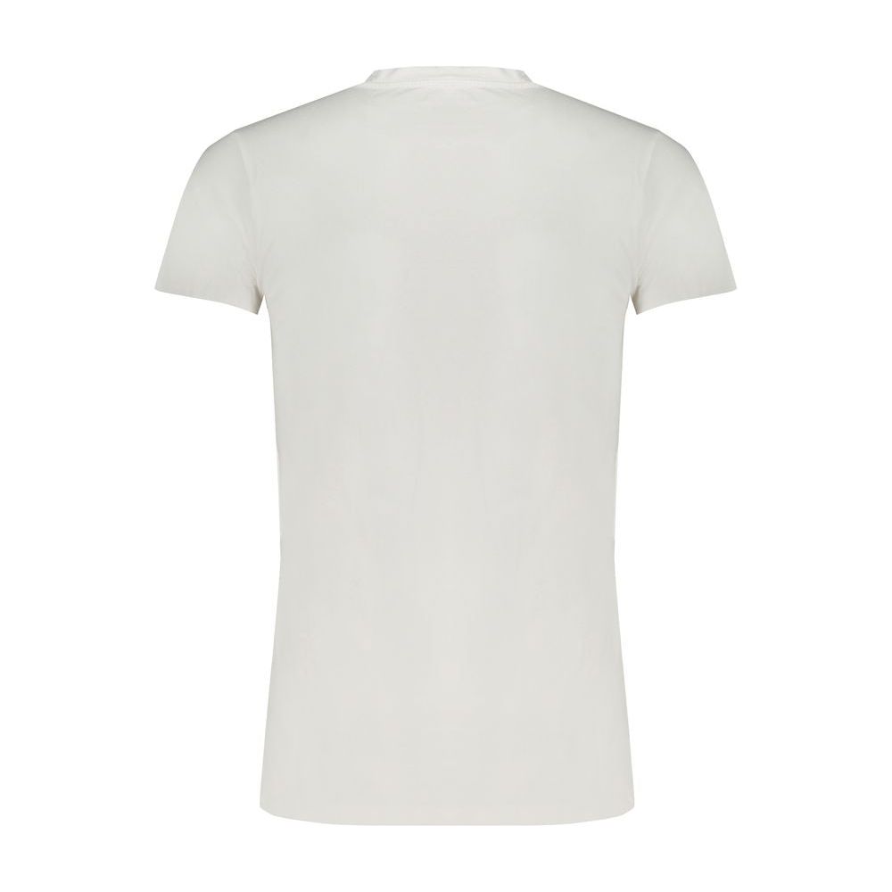 Gaudi White Cotton T-Shirt Gaudi