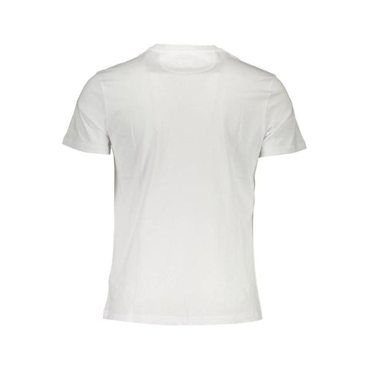 La Martina White Cotton Men T-Shirt La Martina