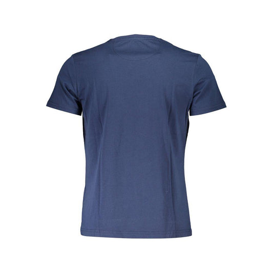 La Martina Blue Cotton Men T-Shirt La Martina