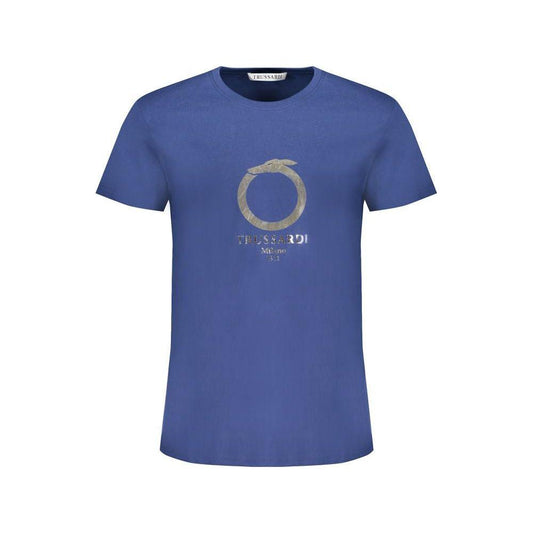 Trussardi Blue Cotton T-Shirt Trussardi