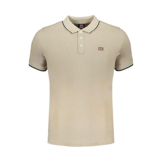 Norway 1963 Beige Cotton Polo Shirt Norway 1963