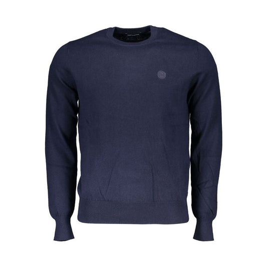 North Sails Eco-Conscious Crew Neck Sweater in Blue North Sails