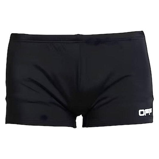 Off-White Black Nylon Swimwear Off-White