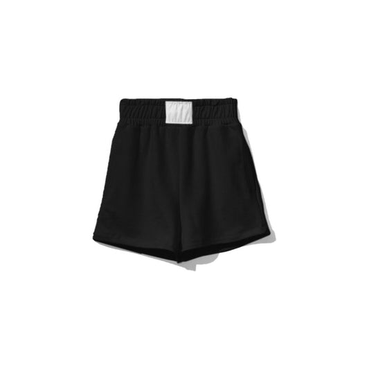 Comme Des Fuckdown Chic Stretch Cotton Shorts with Logo Accents Comme Des Fuckdown