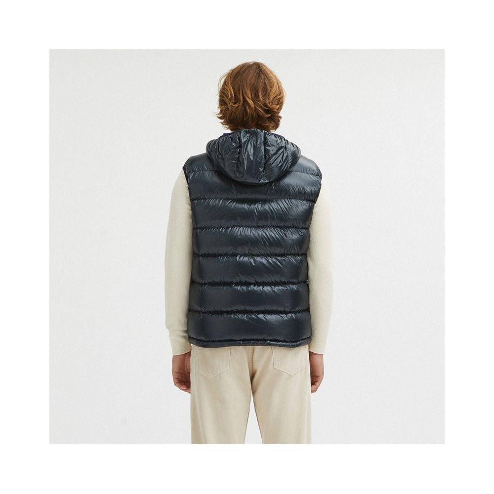 Centogrammi Blue Nylon Men's Reversible Vest Centogrammi