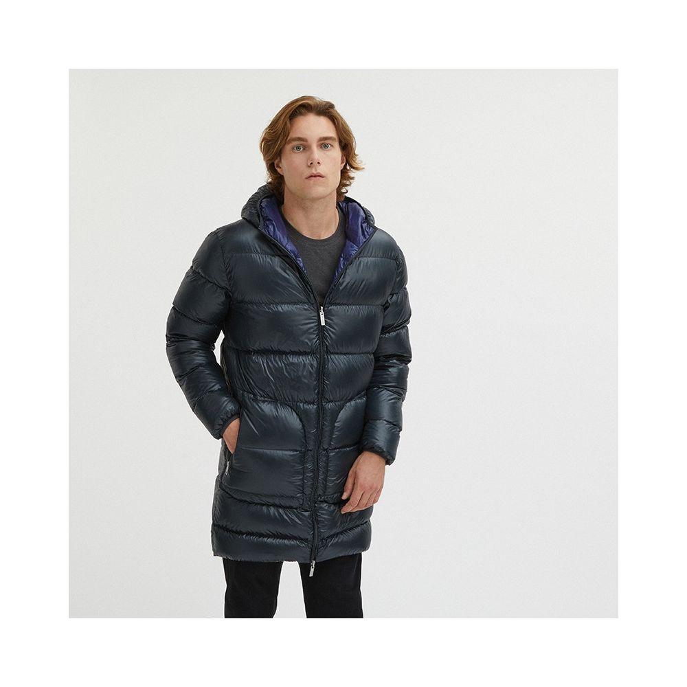 Centogrammi Gray Nylon Men Jacket Centogrammi