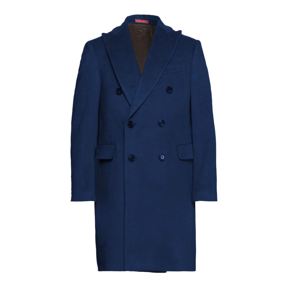 Elegant Dark Blue Borgia Coat Borgia