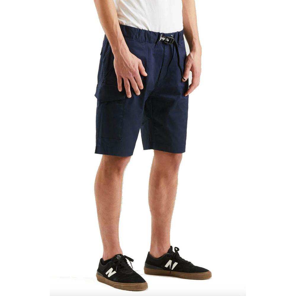 Refrigiwear Elegant Blue Cotton Blend Shorts Refrigiwear