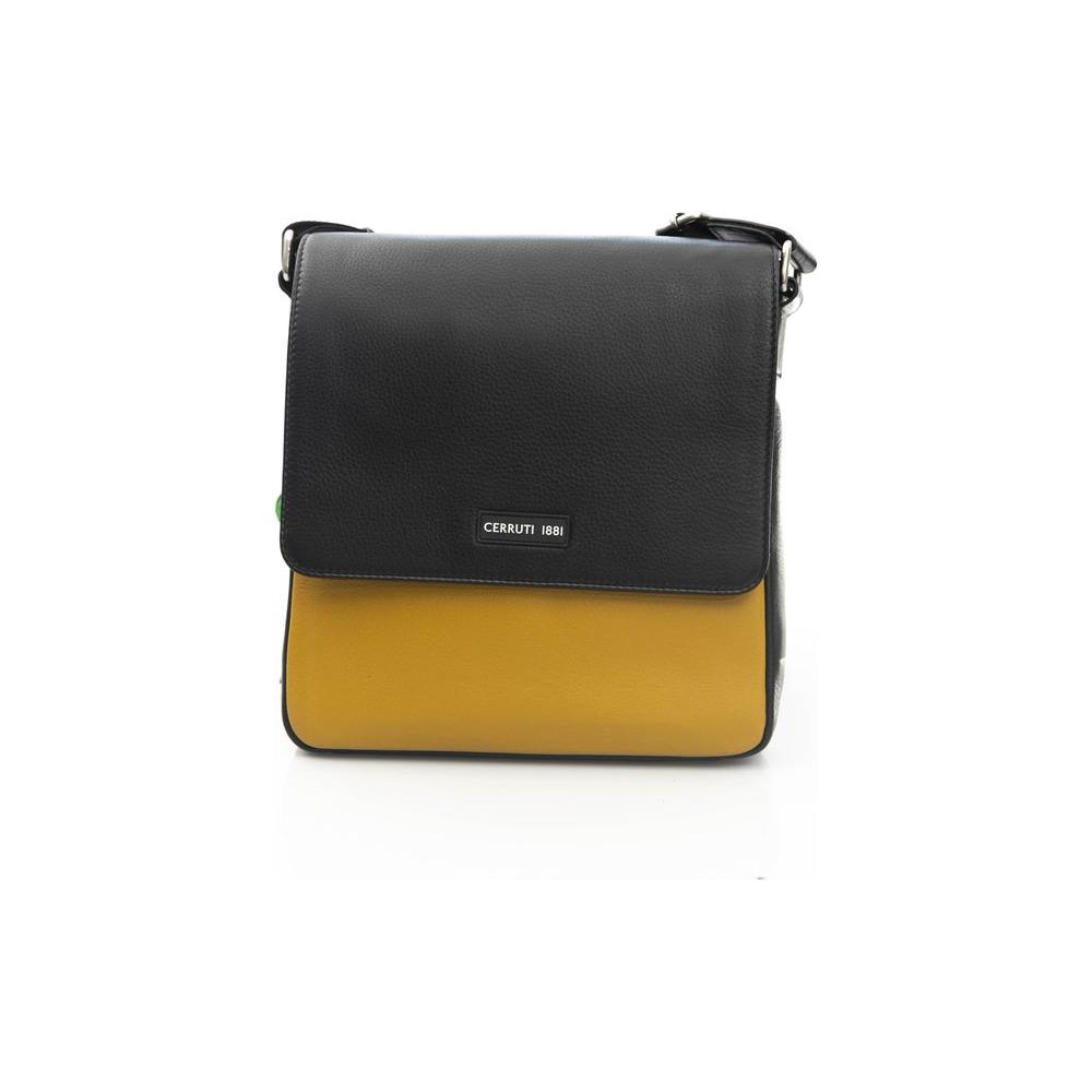 Cerruti 1881 Elegant Yellow Leather Crossbody Bag Cerruti 1881