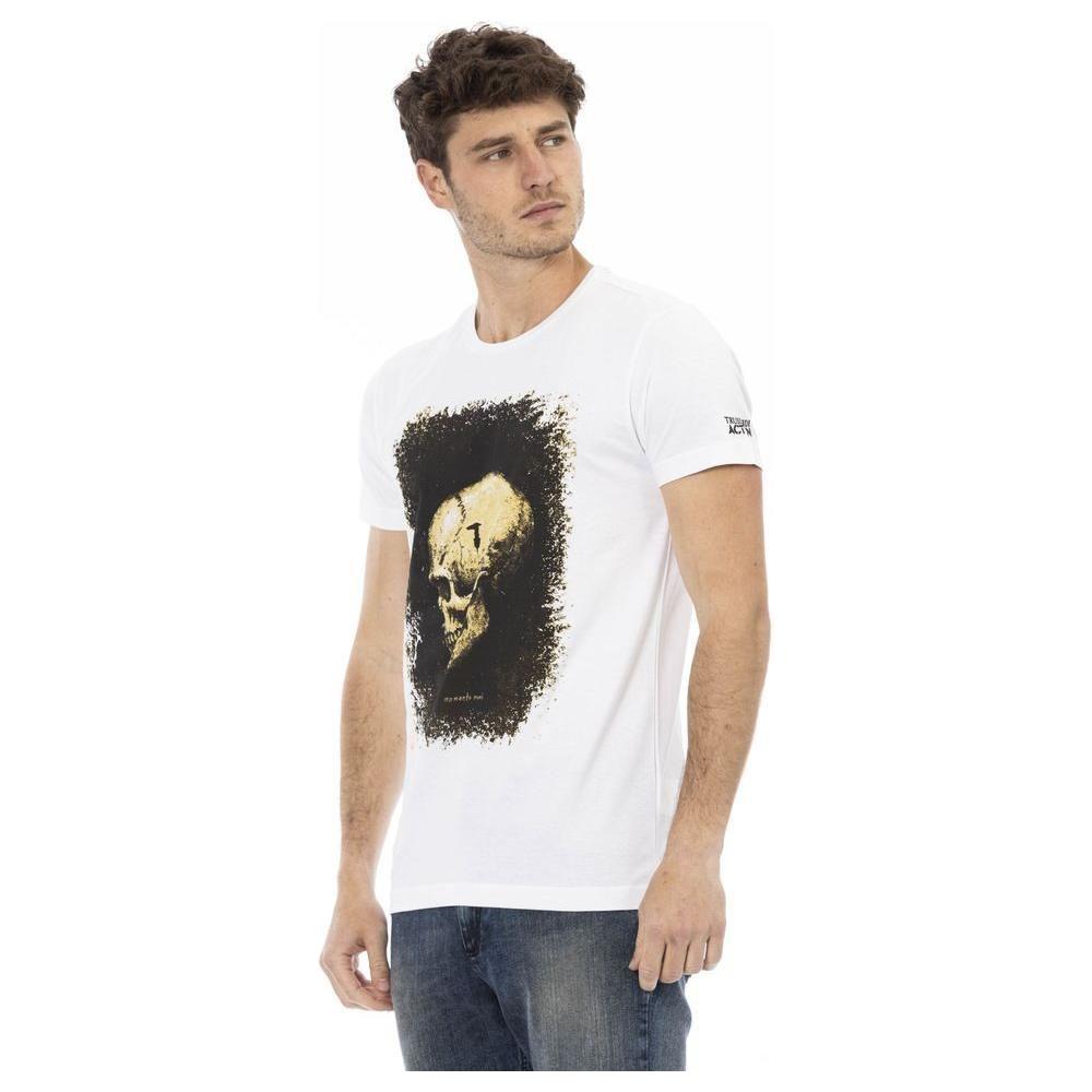 Trussardi Action White Cotton Men's T-Shirt