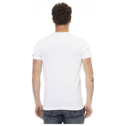 Trussardi Action White Cotton Men's T-Shirt Trussardi Action