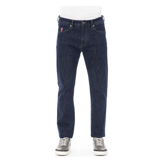 Baldinini Trend Blue Cotton Men Jean Baldinini Trend