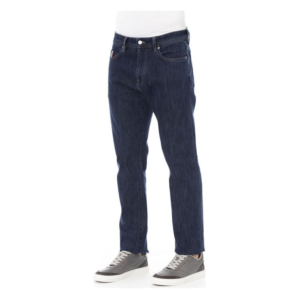 Baldinini Trend Blue Cotton Men Jean Baldinini Trend