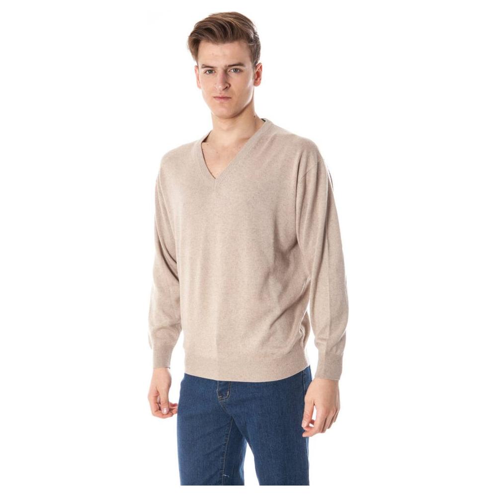 Yuko Beige Silk Sweater Yuko