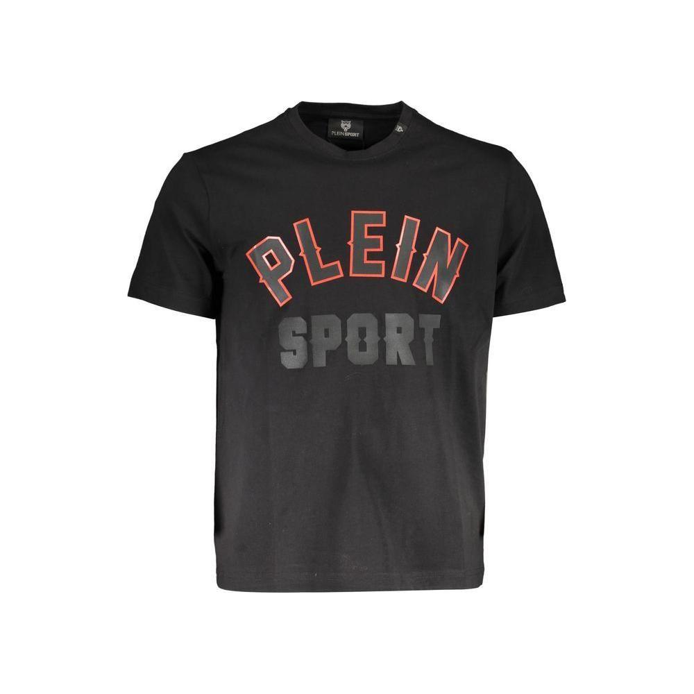 Plein Sport Black Cotton Men T-Shirt Plein Sport