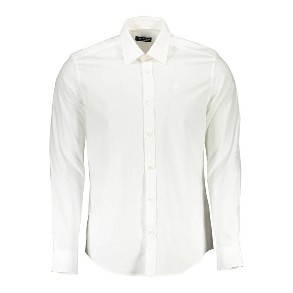 North Sails White Cotton Mens Shirt North Sails