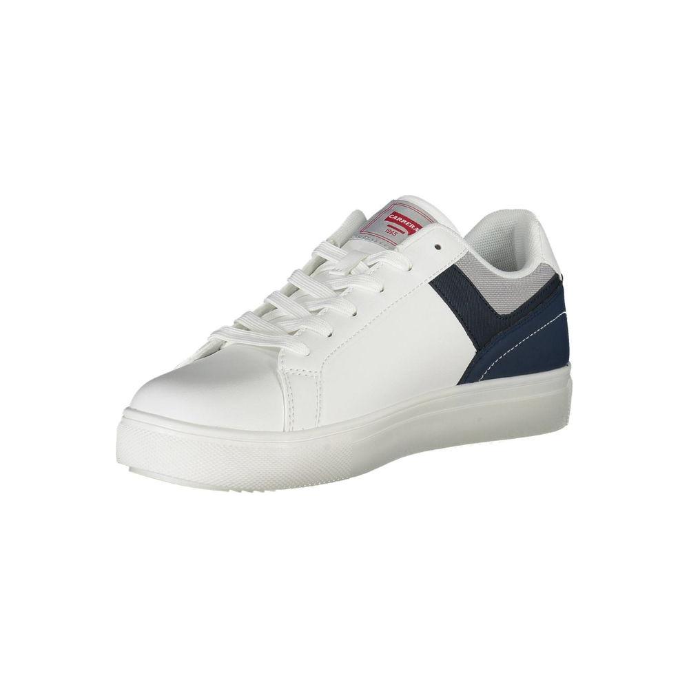 Carrera White Eco Leather Men Sneaker Carrera