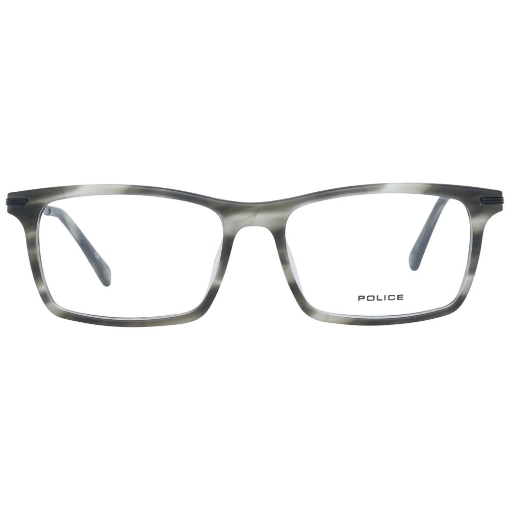 Police Gray Metal & Plastic Glasses (Frames)