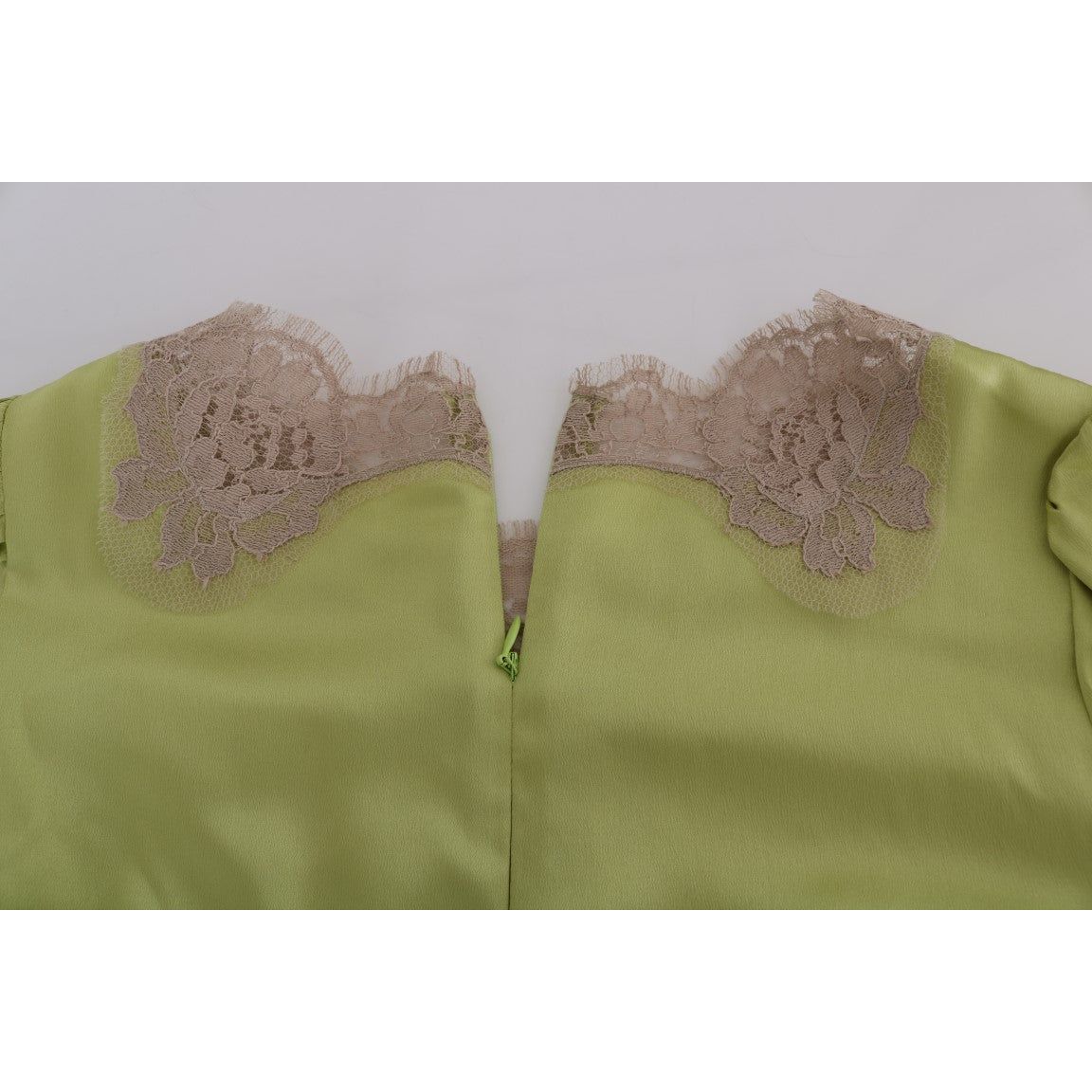 Dolce & Gabbana Elegant Floral Lace Silk Blouse Dolce & Gabbana