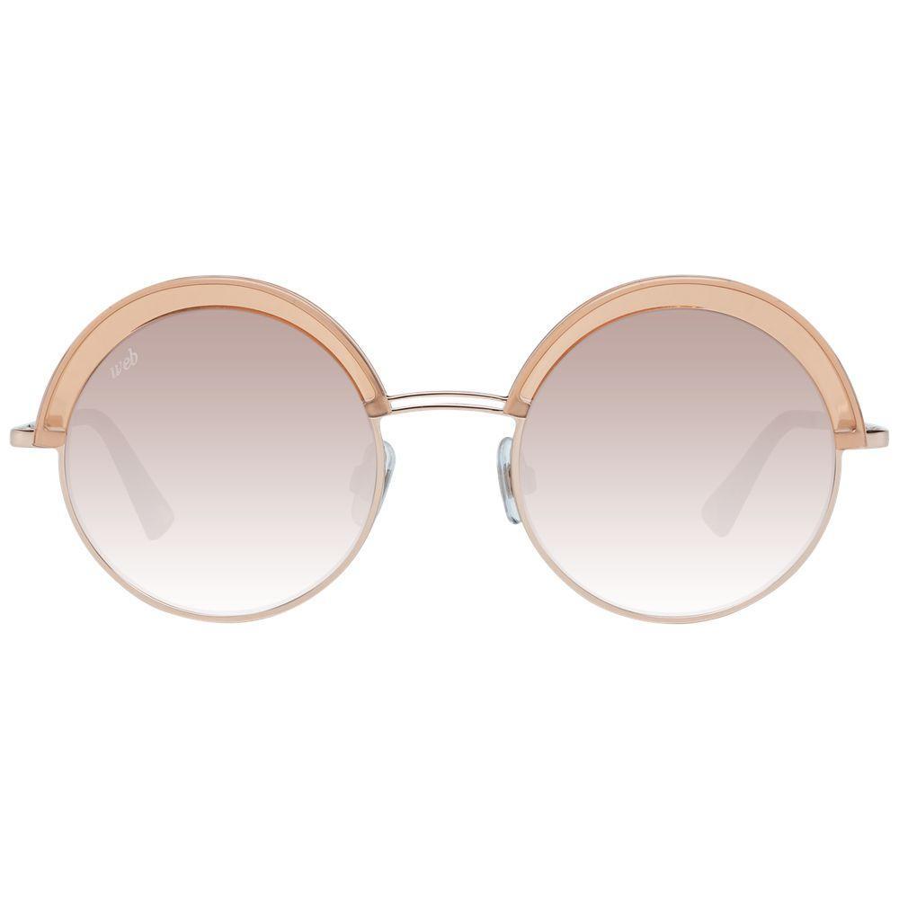 Web Rose Gold Metal & Plastic Sunglasses
