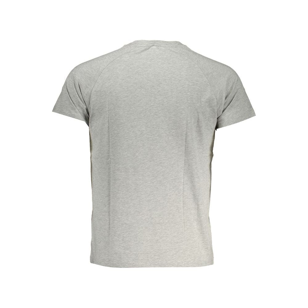 K-WAY Gray Cotton T-Shirt K-WAY