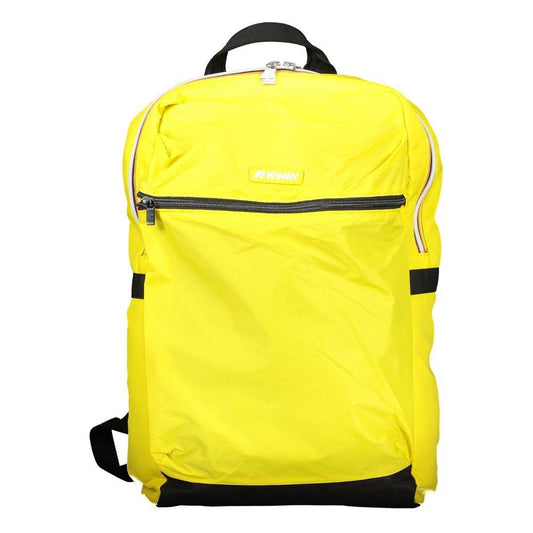 Yellow Polyester Backpack