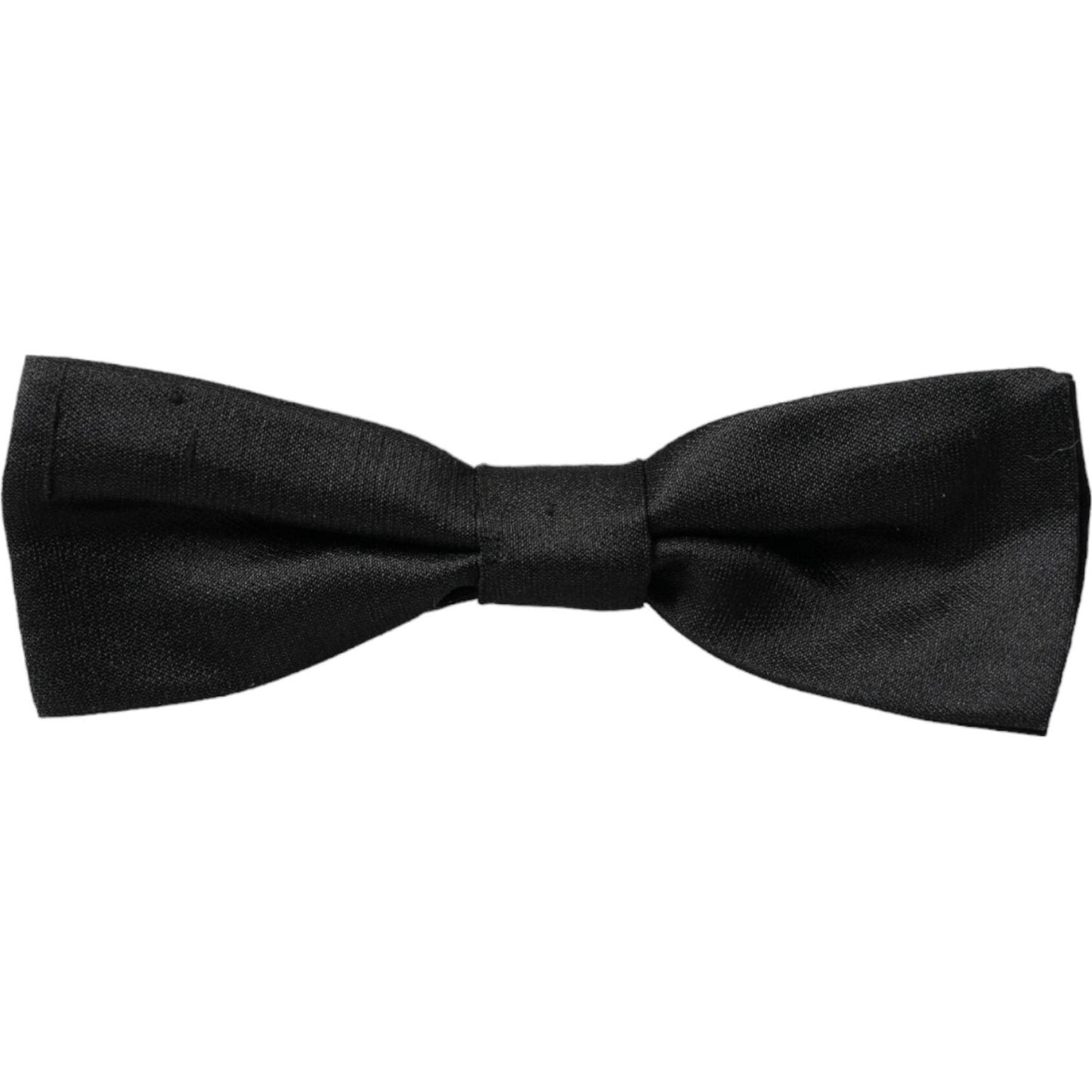 Dolce & Gabbana Black Silk Adjustable Neck Men Bow Tie Dolce & Gabbana