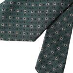 Dolce & Gabbana Green Silk Branded Logo Adjustable Men Tie Dolce & Gabbana