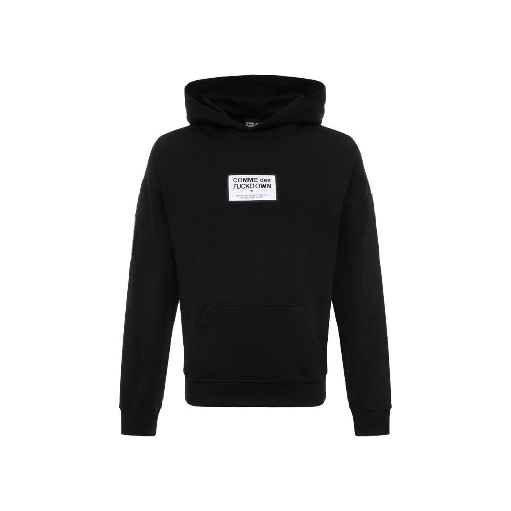 Comme Des Fuckdown Black Cotton Sweater Comme Des Fuckdown