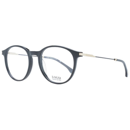 Lozza Black Acetate & Plastic Glasses (Frames) 1728,67345776800,Accessories,Black,Glasses (Frames) - Glasses and Sunglasses - Accessories,Glasses and Sunglasses - Accessories,Lozza,New with tags,Unisex