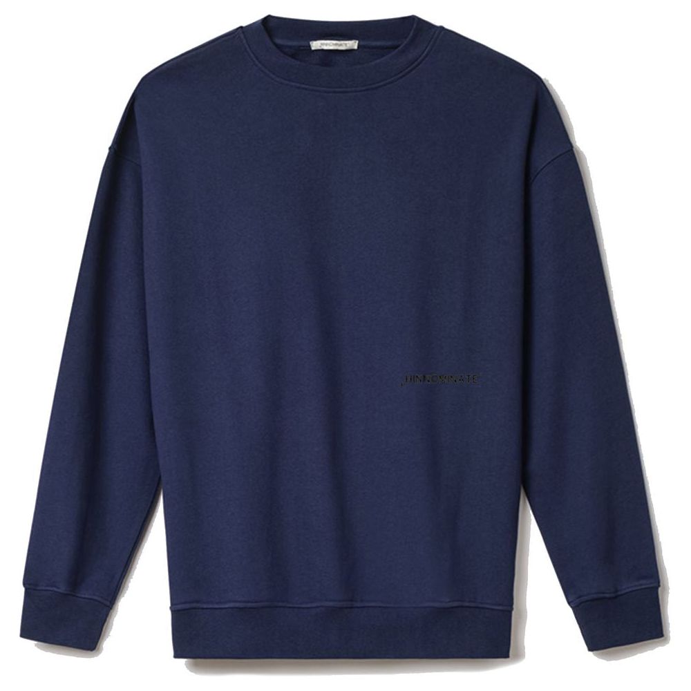 Hinnominate Blue Cotton Sweater Hinnominate