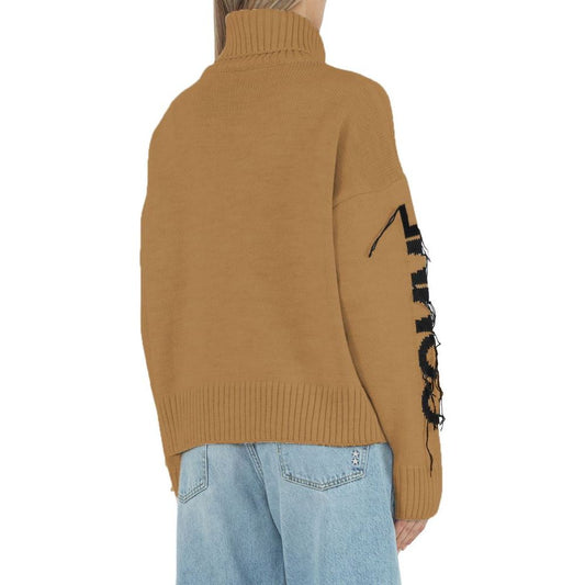 Brown Acrylic Sweater