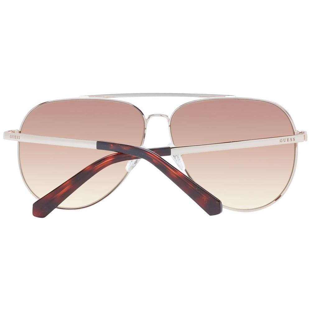 Guess Rose Gold Men Sunglasses Guess