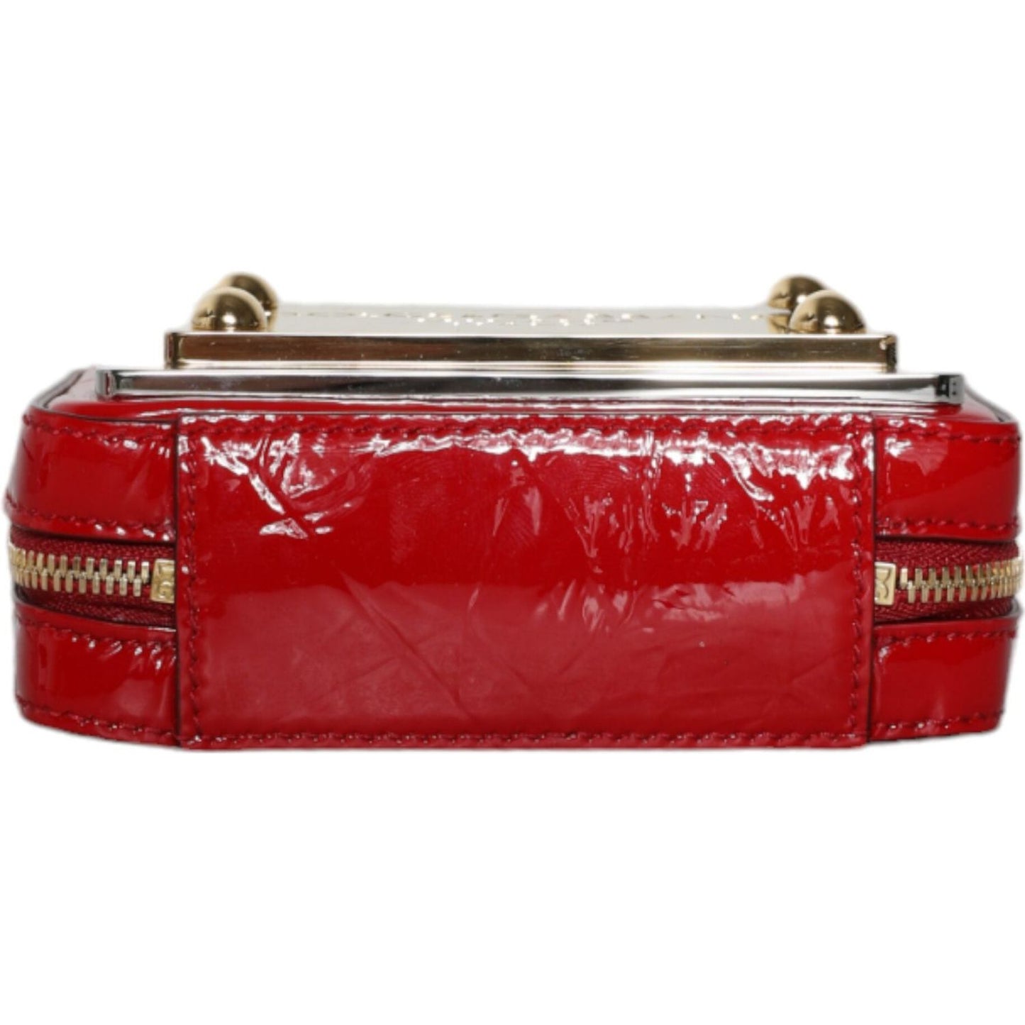 Dolce & Gabbana Red Leather Logo Plaque Waist Fanny Pack Women Bag Dolce & Gabbana