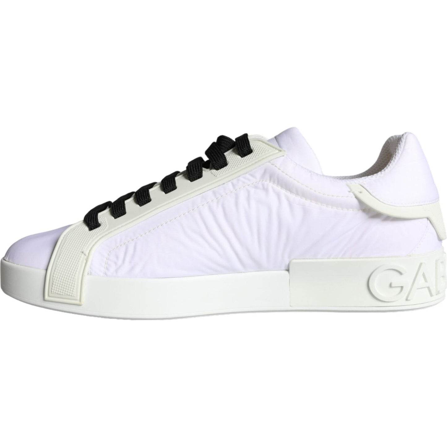 Dolce & Gabbana White Portofino Logo Low Top Trainers Sneakers Shoes Dolce & Gabbana