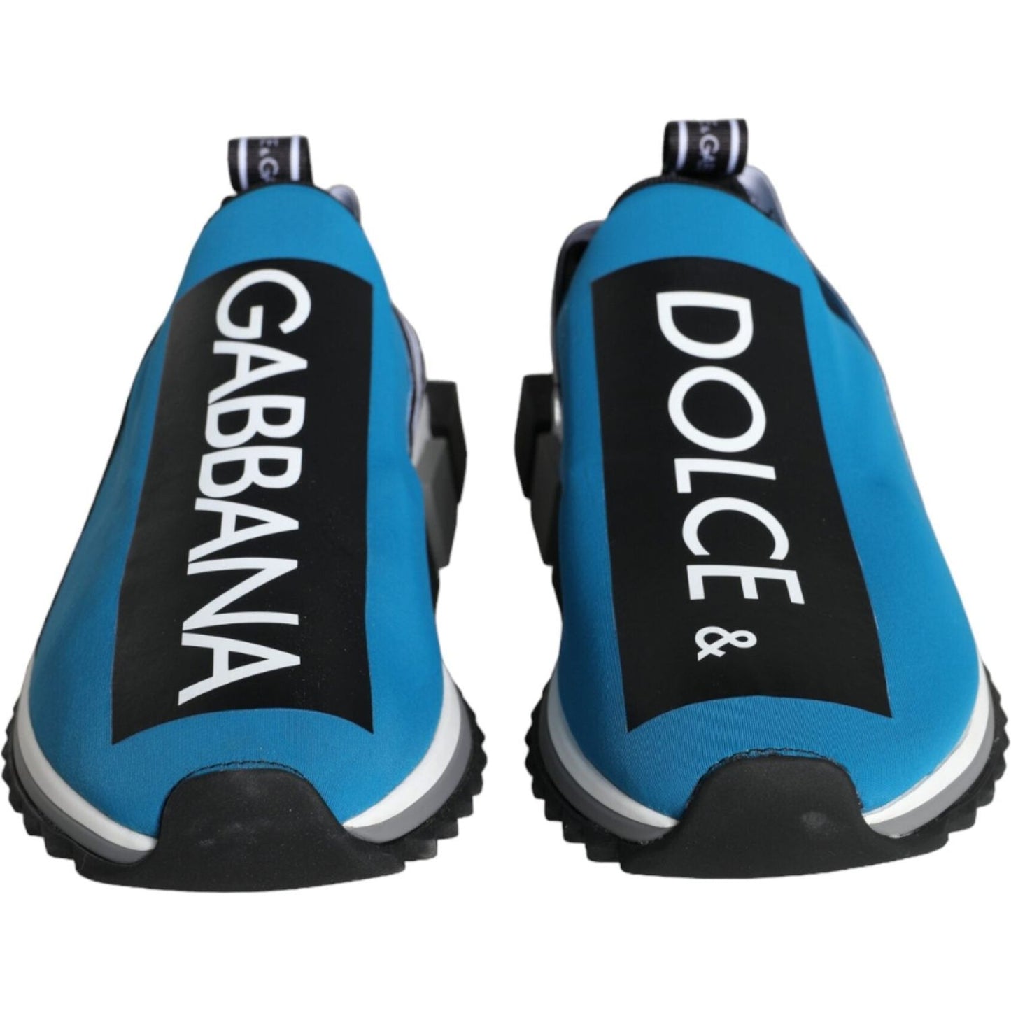 Dolce & Gabbana Blue Logo Low Top Sorrento Men Sneakers Shoes Dolce & Gabbana