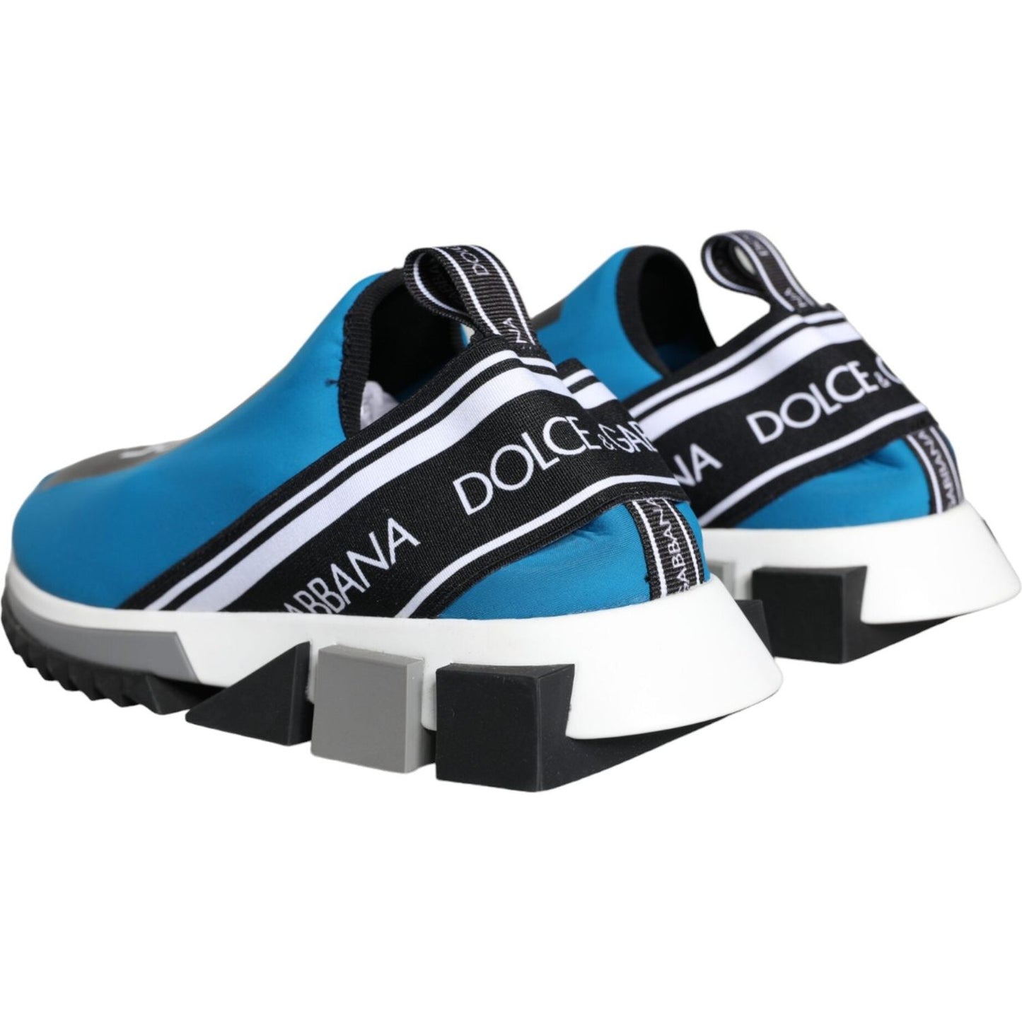 Dolce & Gabbana Blue Logo Low Top Sorrento Men Sneakers Shoes Dolce & Gabbana