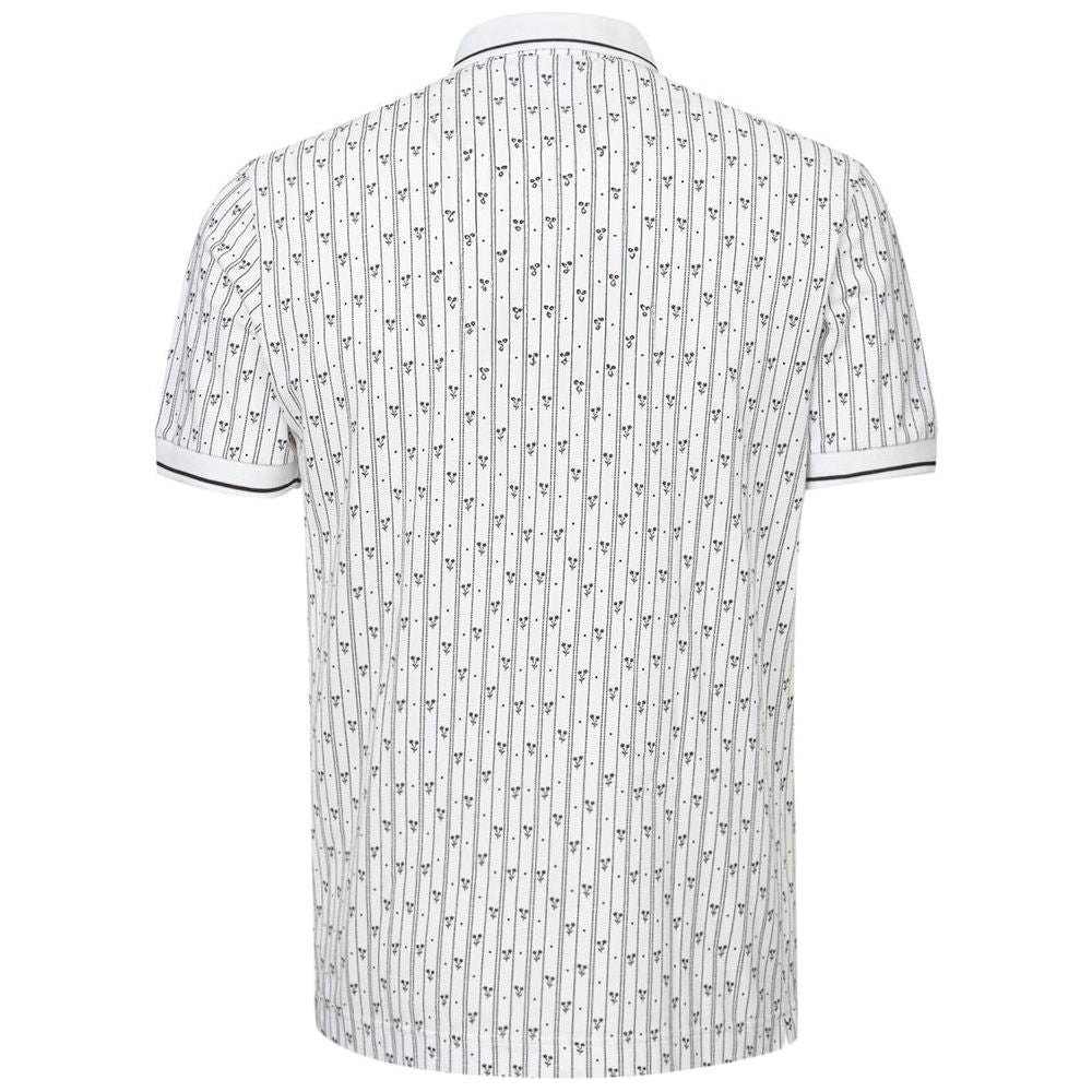 Dolce & Gabbana White Cotton Polo Shirt Dolce & Gabbana