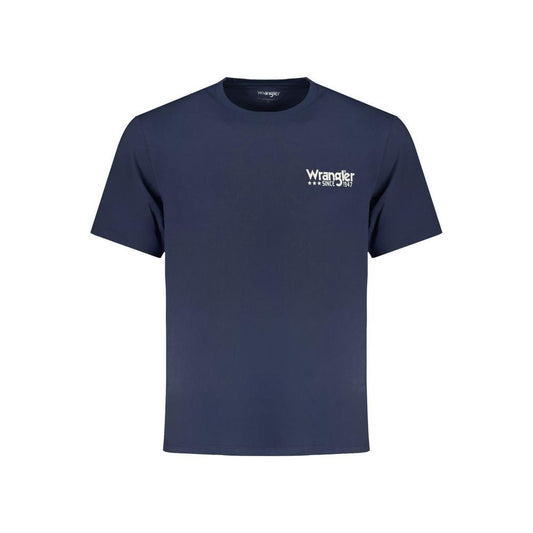 Wrangler Blue Cotton T-Shirt Wrangler