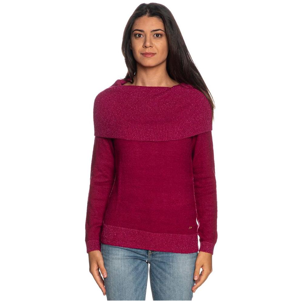 Yes Zee Fuchsia Viscose Sweater Yes Zee