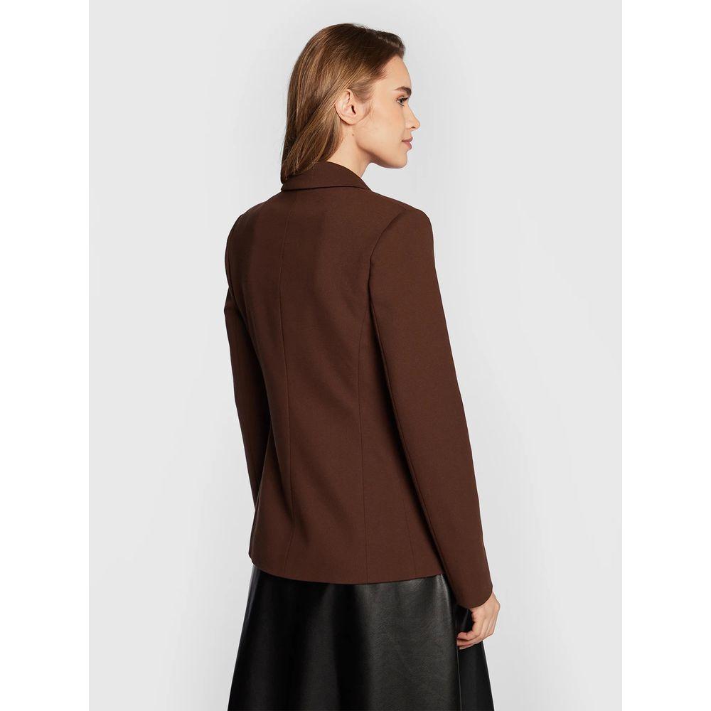 PINKO Brown Viscose Suits & Blazer PINKO