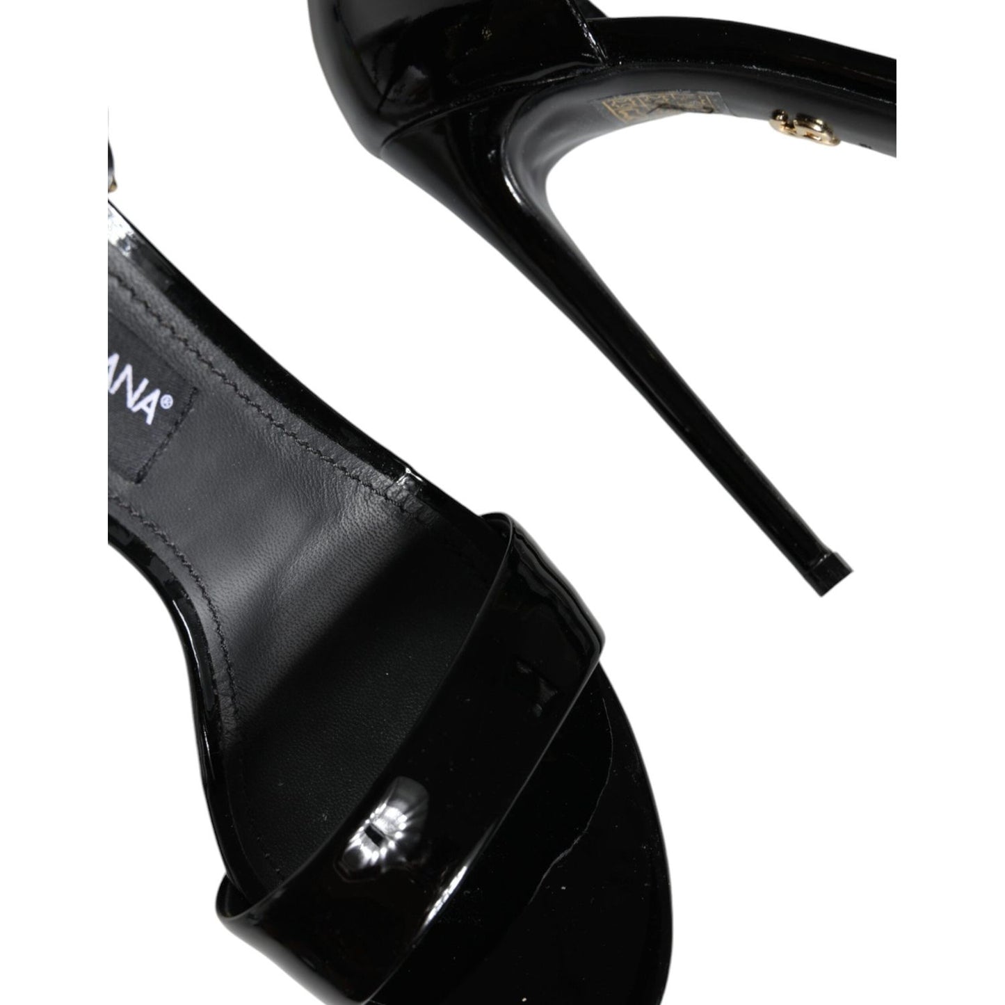 Dolce & Gabbana Black KEIRA Heels Ankle Strap Sandals Shoes Dolce & Gabbana