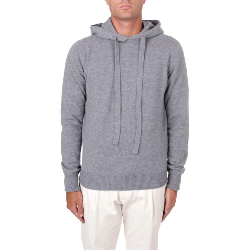 Alpha Studio Gray Wool Vergine Sweater Alpha Studio