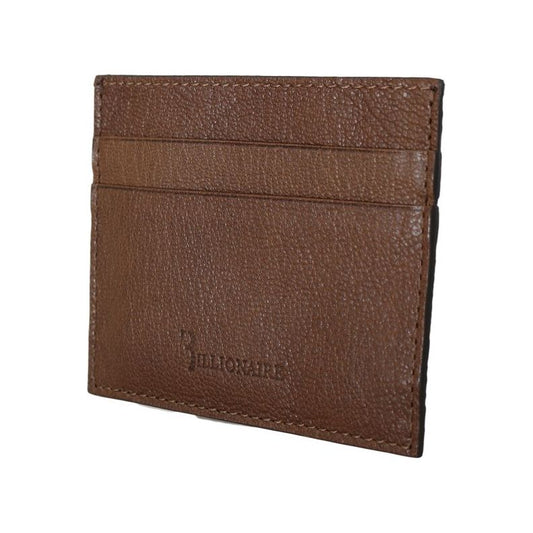 Elegant Leather Men's Wallet in Brown